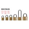 SCAN SCAPLB20 Brass Padlock