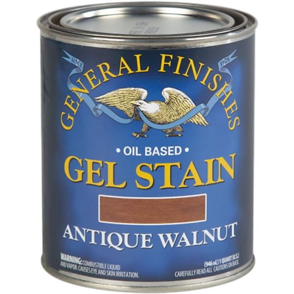 Oil Base Gel Stain, 1 Quart, Antique Walnut