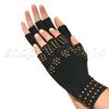 Arthritis Gloves Fingerless Copper Compression Medical Support Therapeutic US