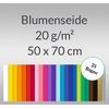 Blumenseide 20 g/qm 50 x 70 cm weiß - 25 Bogen