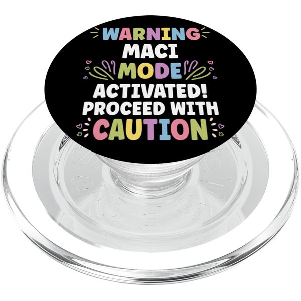 MACI Personalized Name Funny Cute Custom MACI Name PopSockets PopGrip for MagSafe