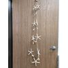 HANDMADE WHITE STARFISH SEASHELL GARLAND HANGER