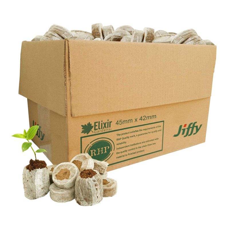 Elixir Gardens Jiffy 7C Peat Free Coir Plug Propagation Pellets Various ...