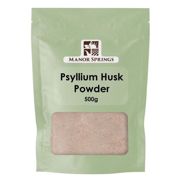 Psyllium Husk Powder 500g by Manor Springs