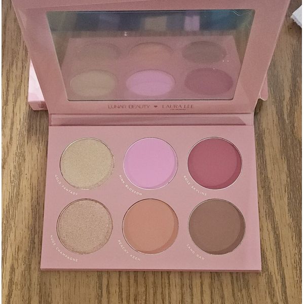 Fool Fantasy Blush Palette BNIB Laura Lee Los Angeles x Lunar Beauty 1.02oz