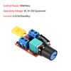 COVVY 4pcs Motor Speed Controller 3V 6V 12V 24V 35V Mini DC Motor PWM Speed Controller Switch Adjustable Speed Controller Regulation Switch 5A