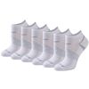 Saucony Women's RunDry Performance Selective Cushion Socks, Available in S-L (6, 12, White Basic (6 Pairs), Medium