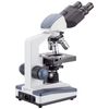 AmScope 40X-2500X LED Lab Binocular Compound Microscope with 50pc Blank Slides