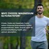 Magnesium Glycinate 500 mg with Vitamin D3 Support Nerve & Muscle Function