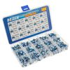 BOJACK 15 Values 300 pcs 100 Ohm- 2M Ohm Variable Resistor 6mm Potentiometer Assortment Kit packag in a Clear Plastic Box