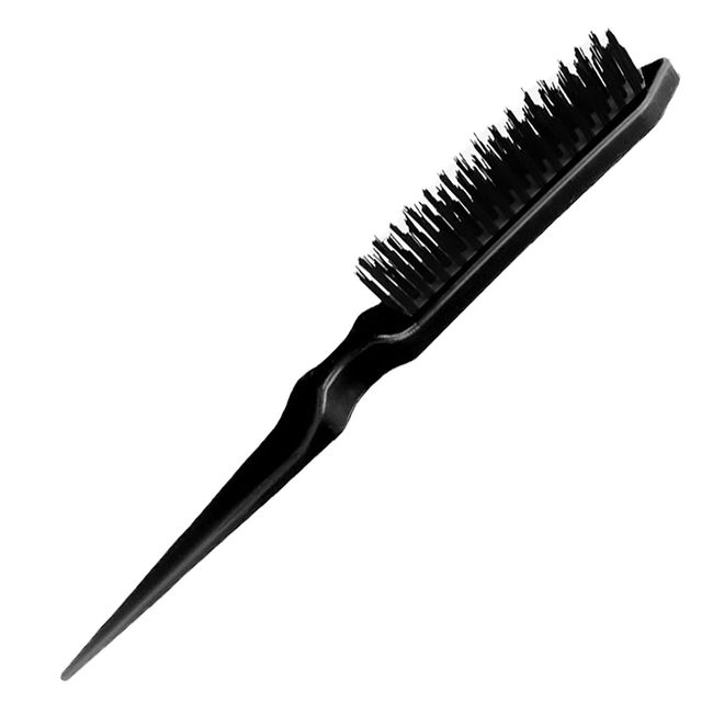 1 Stück Krepphaarbürste mit gemischten Borsten,Wildschweinborsten Bürste Haare,Toupierbürste, Haarbürste, Haarstyling Geräte Styling Zubehör Bürsten,Professional Salon Comb for Long