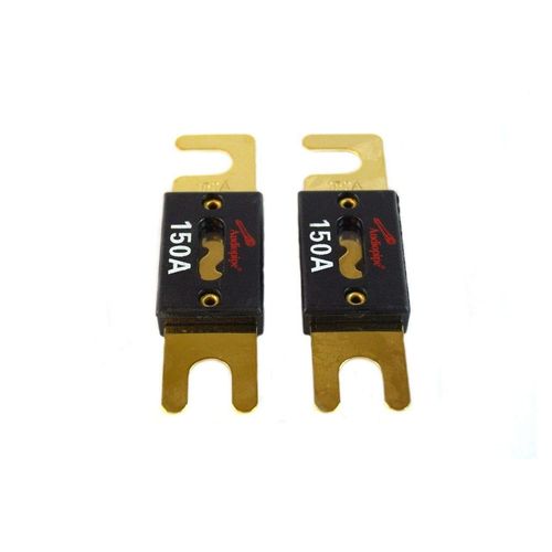 Audiopipe 2 Pcs 150 Amp ANL Fuses Gold Plated Blister Pack Car Audio Stereo