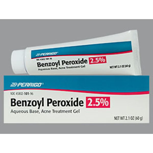 BENZOYL PEROXIDE 2.5% GEL 60GM PERRIGO