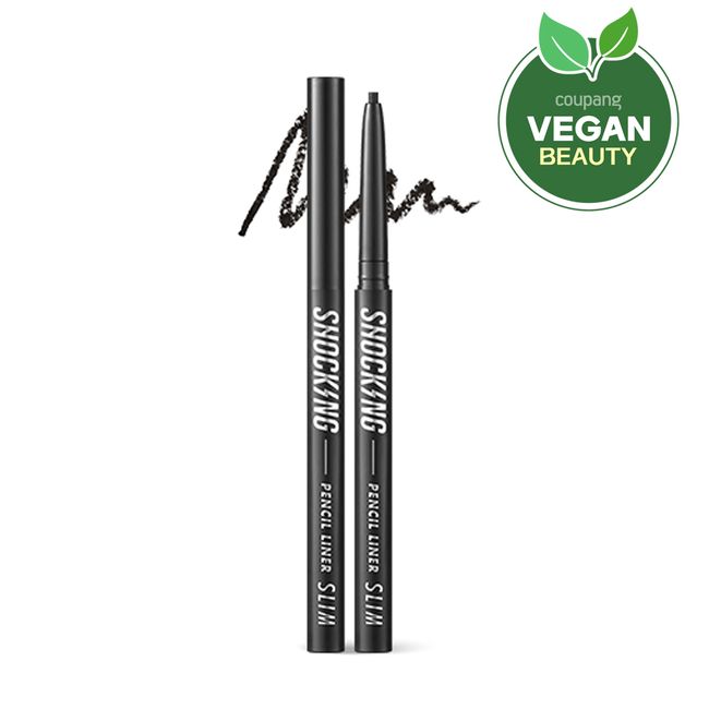 TONY MOLY The Shocking Vegan Liner Slim Pencil, 02 Dark Brown, 1EA