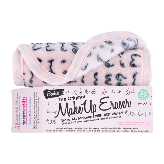 Makeup Eraser The Original Erase All Makeup With Just Water, Including  Waterproof Mascara, Eyeliner, Foundation, Lipstick and More, Original Pink