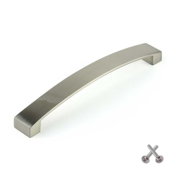 M Bar Kitchen Cabinet Door Handle Cupboard Drawer Bedroom furniture handles Brushed Steel 160mm