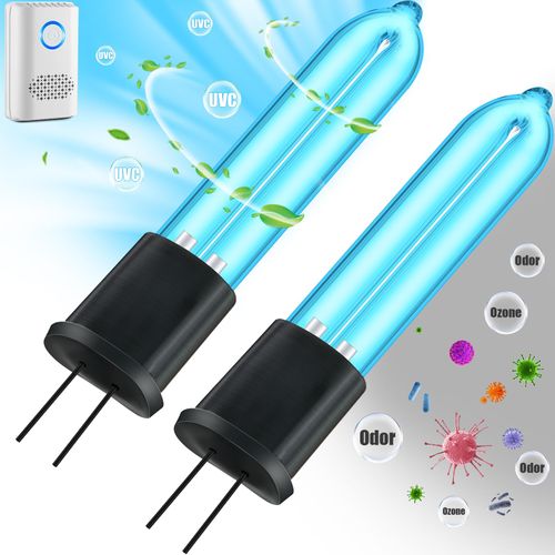 Qualirey 2 Pack UV C Light Bulb Compatible with Clarifion ODRx Cat Odor Deodorizer & Eliminator, Replacement Light Bulb for Home Pets Air Purifiers, Odor Eliminator Reduce Pet Odors, Smoke, Dust