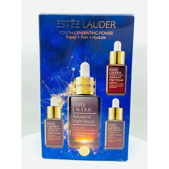 Estee Lauder 4pc Youth Generating Power Set Repair + Firm + Hydrate - NIB