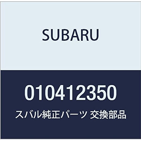 SUBARU Genuine Part Flange Bolt Part No. 010412350