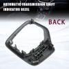 Shifter Jumper Cable ＆ Silver Transmission Shift Bezel for 2014-18 Jeep Cherokee
