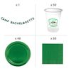Camp Bachelorette Party Disposable Tableware Kit Bulk 149 Piece