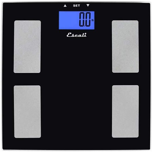 Escali USHM180G Glass Digital Scale 400Lb/180Kg