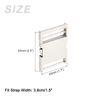 METALLIXITY Side Quick Release Buckle (3.8cm/1.5") 1Pcs, Metal Adjustable Buckles - for Backpack Strap, Silver Tone