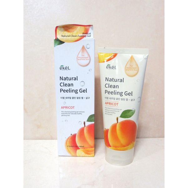 EKEL NATURAL CLEAN PEELING GEL APRICOT 6.09 OZ BOXED