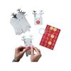 Ginger Ray Silver Reindeer Personalised Advent Calendar Boxes - Silver Christmas