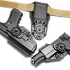 LayLax CQC Holster, Attachment, Drop Belt Loop, Black, Polymer Holster, One-Touch On/Off, Angle Adjustment