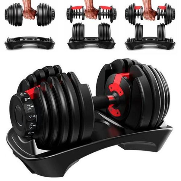 Ileum Shopping^*^mDial type 15-step adjustable dumbbell arm strength equipment exercise fitness arm exercise tool medi^*^, ab**^ with the desired weight