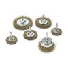 Blackspur - 6 Piece Wire Wheel and Cup Brush Set