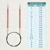 KnitPro Zing Fixed Circular Needles 24" (60cm) | Size 5.50mm