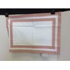 4 Frontgate Hamptons Stripe Kitchen Dining Table Mats Placemats Blush 14"x20"