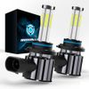 6-side 9006 HB4 LED Headlight Bulbs Low Beam Conversion Kit 420000LM 6500K White