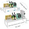 Expandable Spice Rack & Kitchen Cabinet Organizer - Stackable, Adjustable Shelve