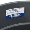 Global Industrial 32 Gallon Garbage Can - Trash Container Gray