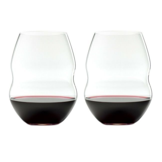 Riedel Swirl Stemless Red Wine Glass, Set of 4