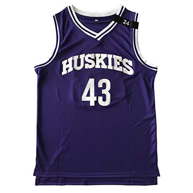 Blood's Thicker, Shirts, Bloods Thicker Mens Purple Kenny Tyler 43  Huskies Basketball Jersey Size Large