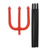 Zac's Alter Ego 112cm Red Large Plastic Devil Fork Red Trident