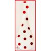 Red Spots Spoon Rest Ceramic Porcelain Large Spoon Hand Decorated in UK