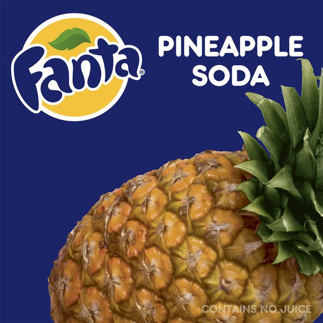 Fanta Pineapple, 12 Fl Oz Cans, 12 Pack