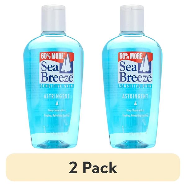 (2 pack) Sea Breeze Astringent for Sensitive Skin and Redness, 16 fl oz