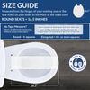 Bemis Slow Close Toilet Seat Round White Easy Clean Hinges Durable Plastic