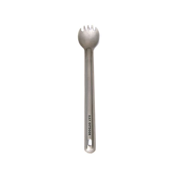 A.S.F. OUTDOOR Titanium Spork Long Spoon 8.4 Inch