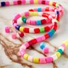 Multicolor Clay Tube Beads, 5.8mm by Bead Landing™