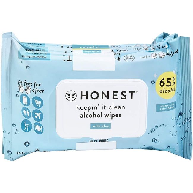 The Honest Company Wps, Unscented, 50 Count