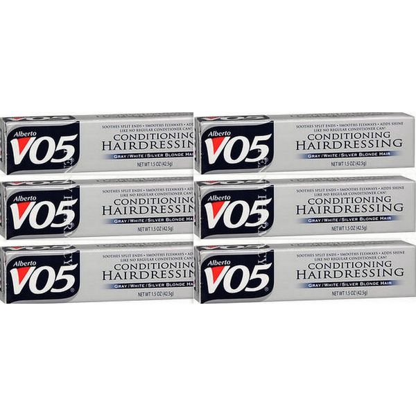 VO5 Conditioning Hairdressing Gray/White/Blonde Hair 1.5oz GREY ( 6 tubes )