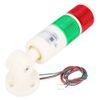 24VDC LED Tower Stack Lights, Industrial Machine Warning Lights,Foldable base Column Tower Indicator Lamp Beacon Tower Lamp,Always bright