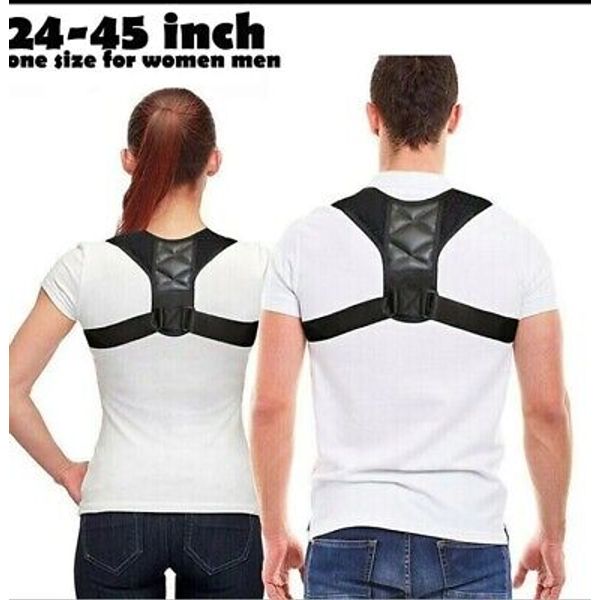 Posture Corrector for Men and Women 24"-45" Updated Back Support Posture Brace
